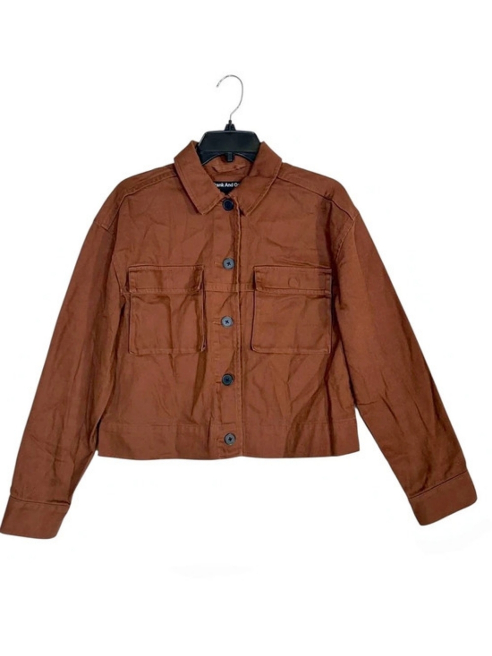 Frank And Oak Brown Utility Jacket Like New